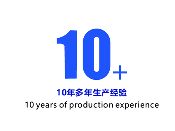 Over 10 years of production experience