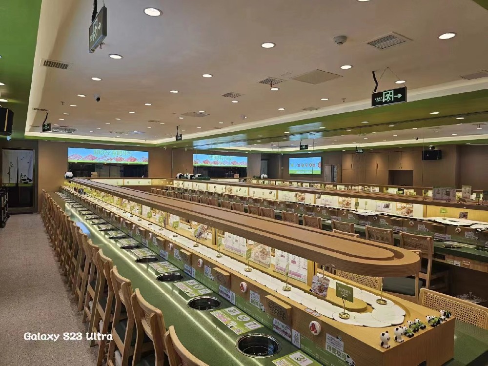 Longge self-service hotpot's first Korean restaurant grandly opens, with Haisheng rotary equipment helping the brand go global